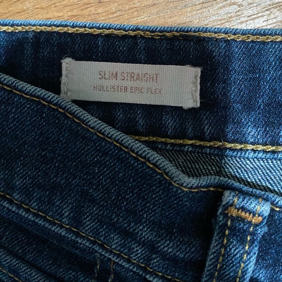 Hollister Epic Flex jeans Slim Straight size 29x32 dark blue wash - Picture 6 of 7